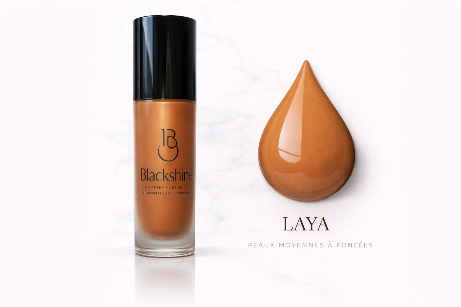 fond de teint waterproof Blackshine peau naturelle bbcream
