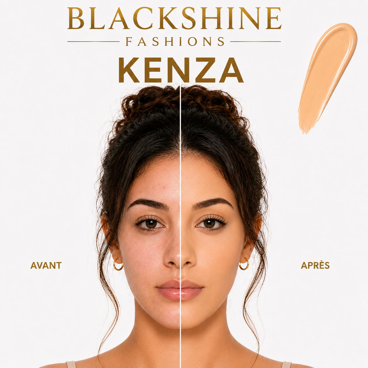 Blackshine Fond de Teint Waterproof – Longue Tenue, Teint Parfait