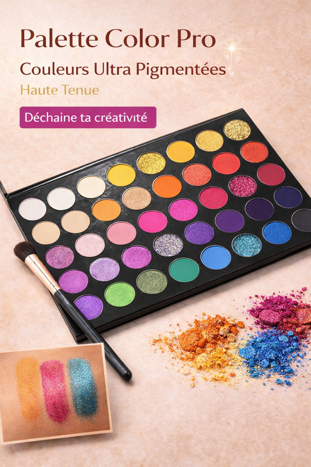 palette fards à paupières Blackshine
