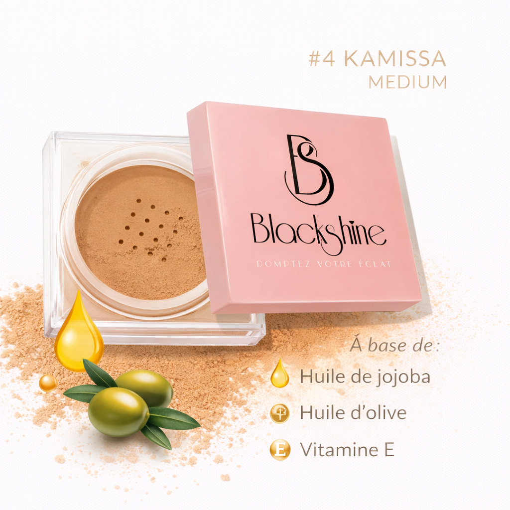 poudre libre Blackshine fixante maquillage
