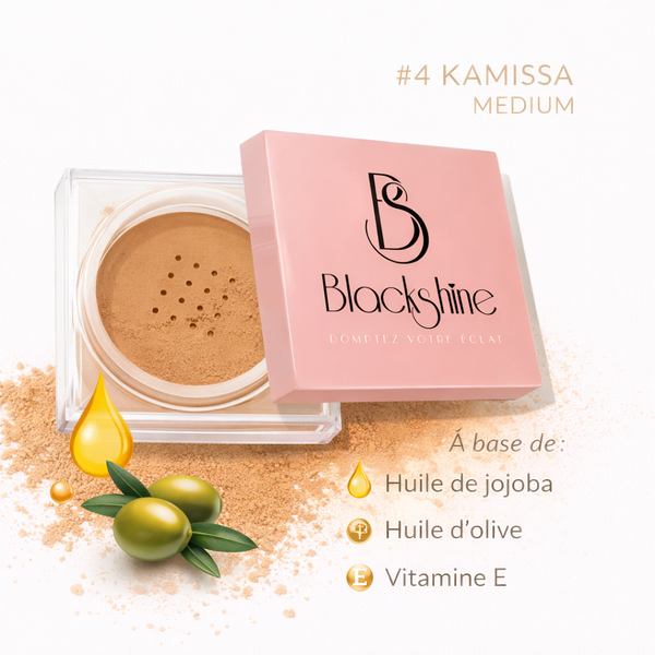 poudre libre Blackshine fixante maquillage
