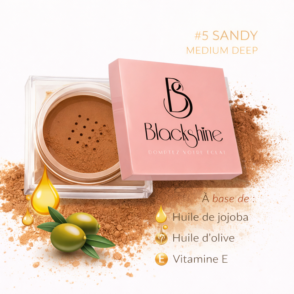 poudre libre Blackshine fixante maquillage
