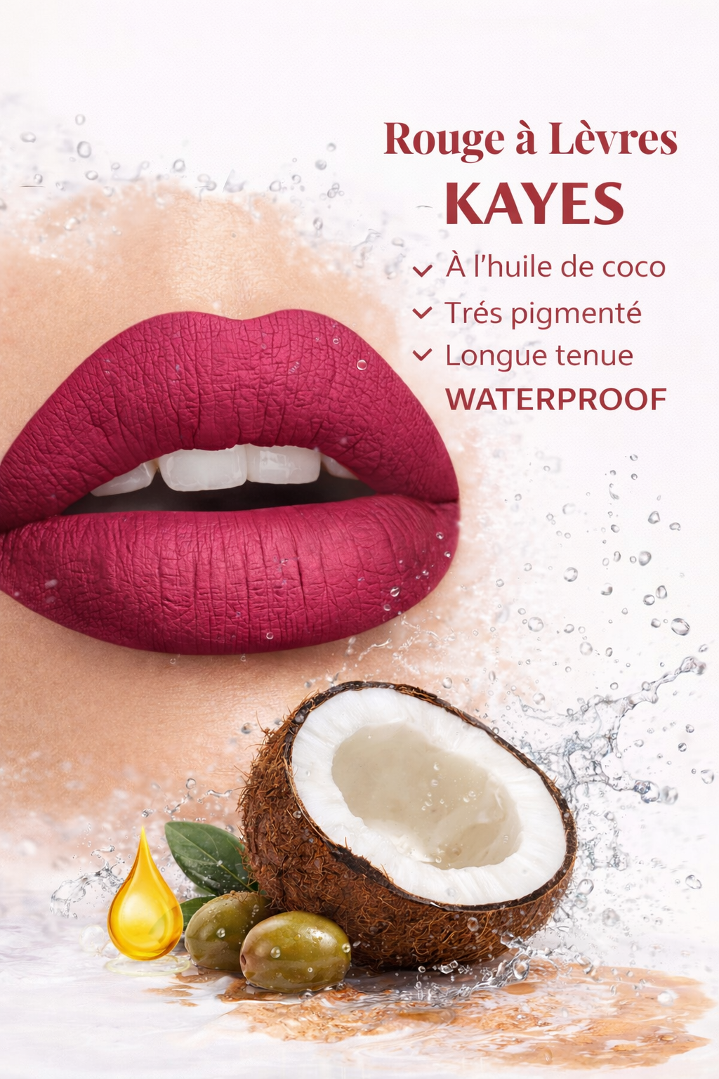 rouge à lèvres Blackshine couleur intense