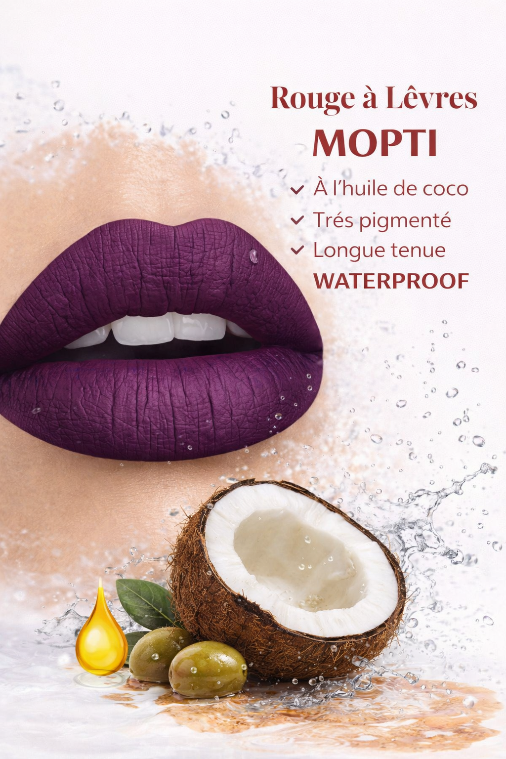 rouge à lèvres Blackshine couleur intense
