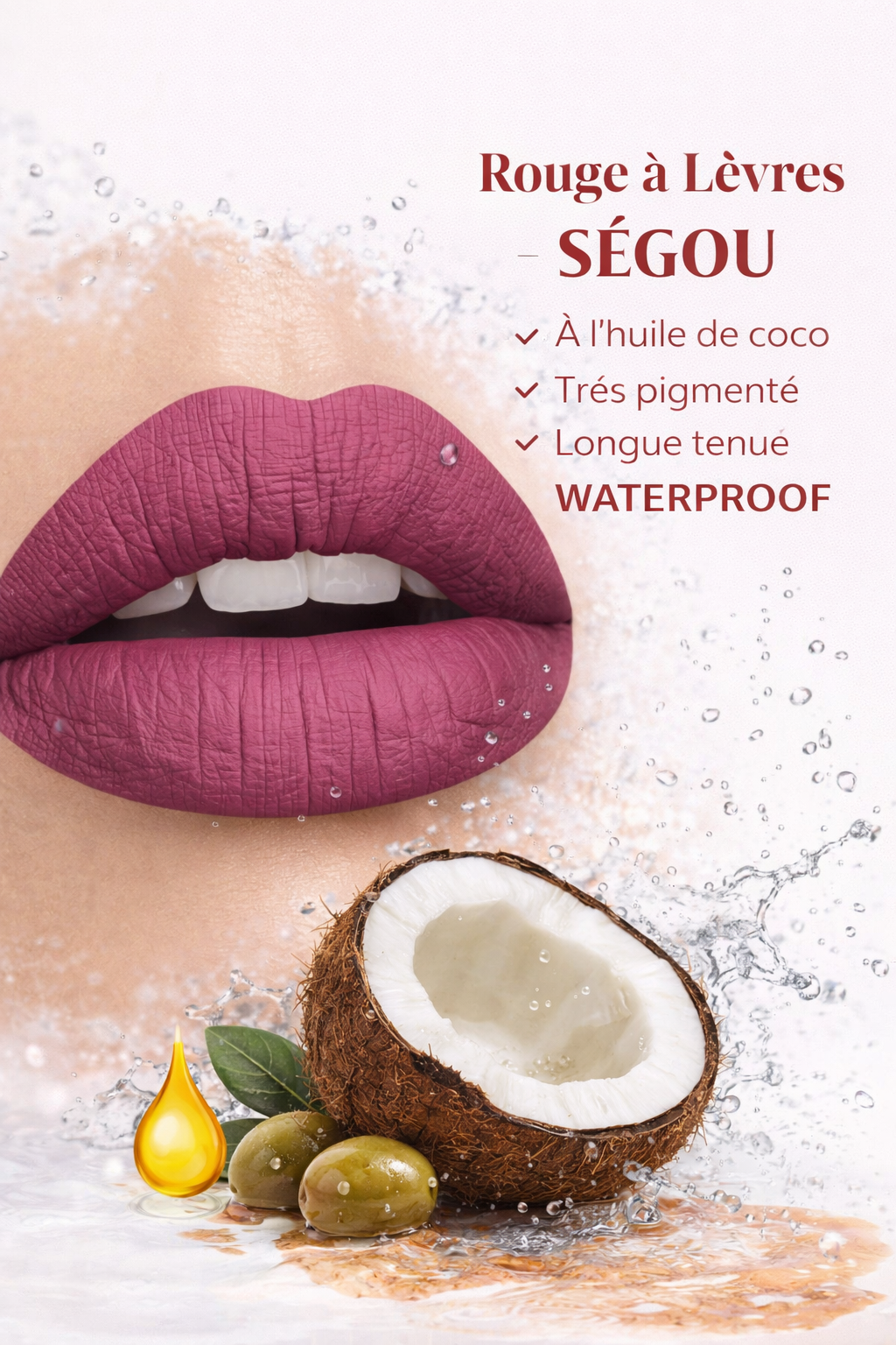 rouge à lèvres Blackshine couleur intense